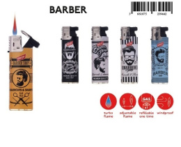 Zapalniczka Barber z czerwonym ogniem 50 sztuk